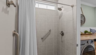 1st Floor Shower toward Laundry Room